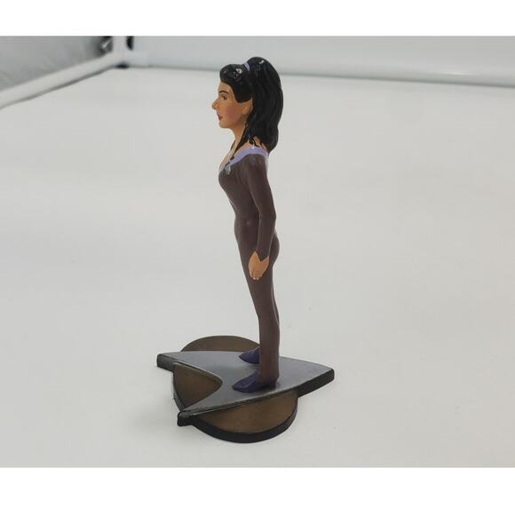 VTG 1992 Star Trek Next Generation Deanna Troi 4" Vinyl Figure Hamilton Gifts - Picture 3 of 6